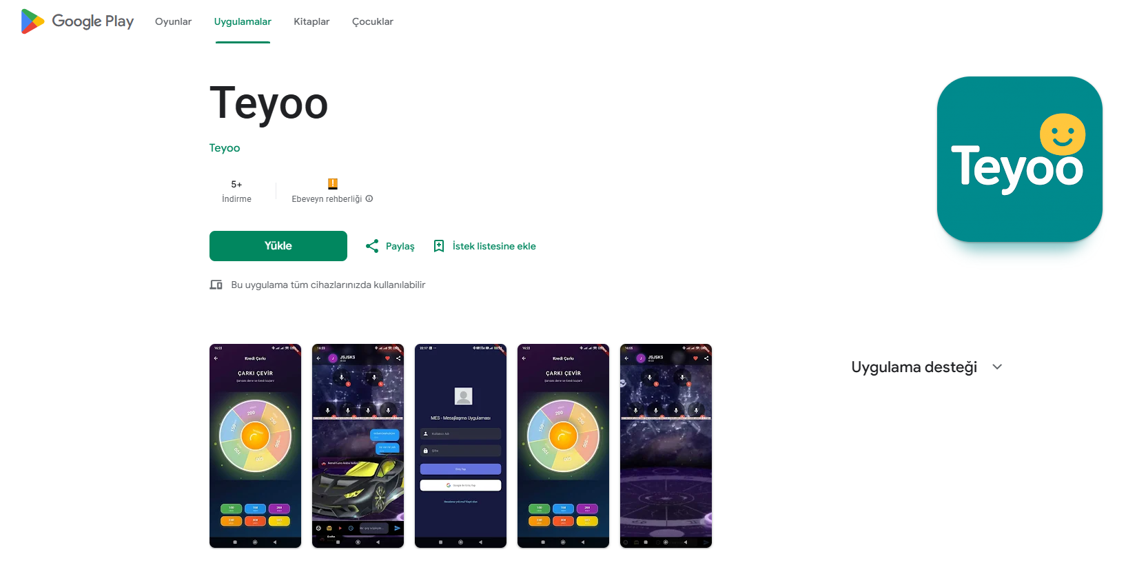 Google Play ve App Store Uygulamaları