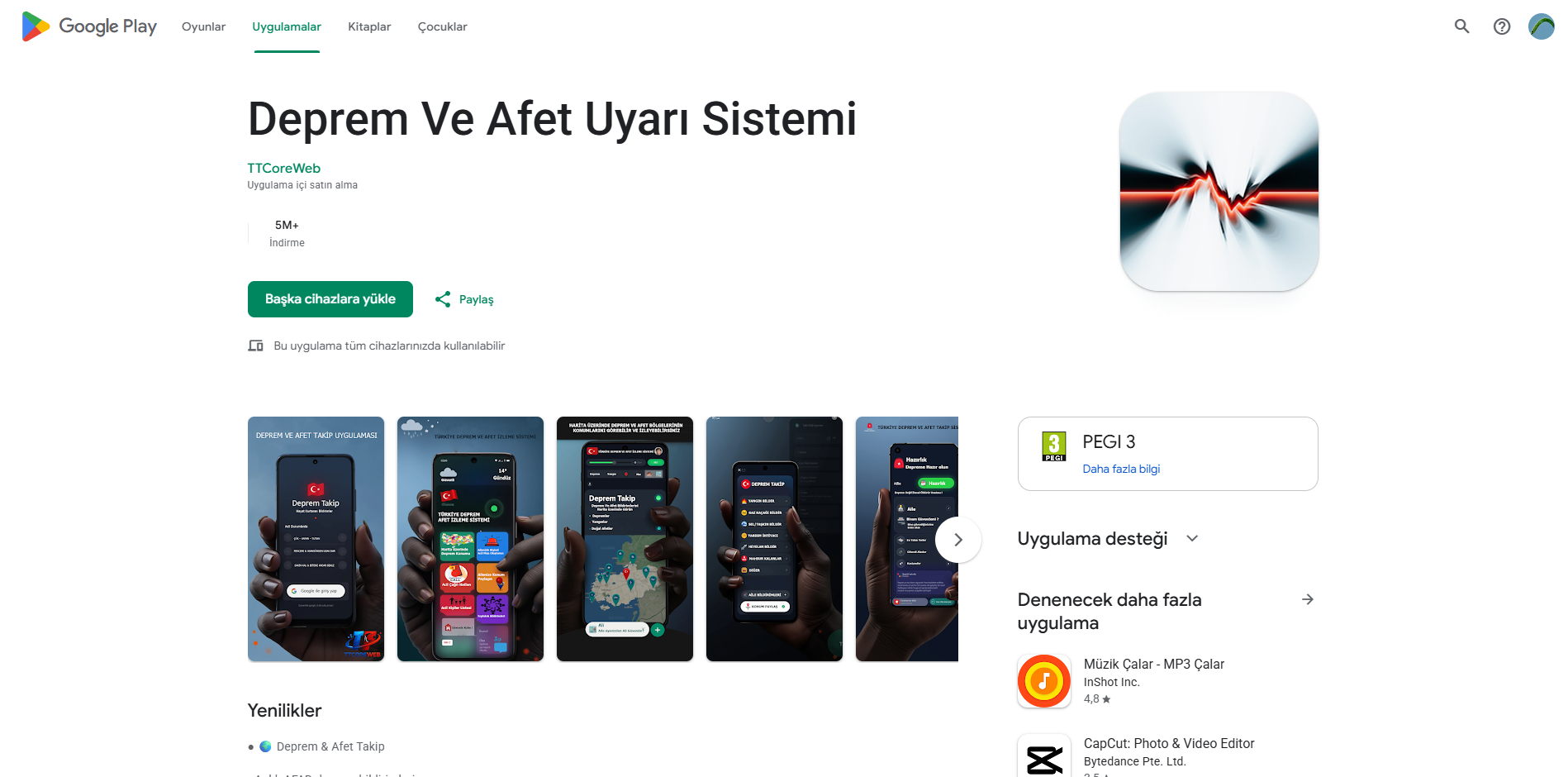 Deprem Ve Afet Uyarı Sistemi